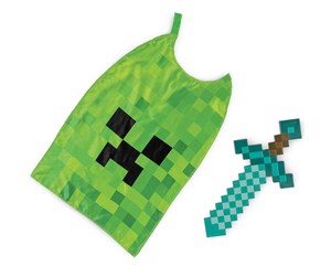 Kostymer - Jakks Minecraft - Sword & Cape Set - 0192995156234