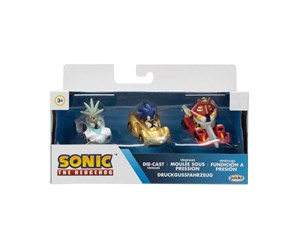 Figurer - Jakks Sonic Die Cast 3 Vehicles Pack (Assorted) - 0192995414914