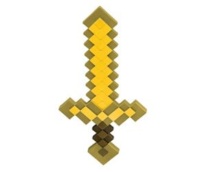 Leketøysvåpen - Jakks Minecraft - Sword Gold - 122229