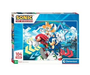 Puslespill - Clementoni Jigsaw Puzzle Super Sonic 104pcs. Gulv - 27267