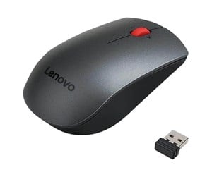 Mus - Lenovo 700 - mouse - 2.4 GHz - black - Mus - Laser - 3 knapper - Svart - GX30N77981