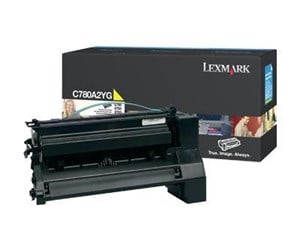 Printertilbehør blekk/toner - Lexmark - yellow - original - toner cartridge - LCCP - Laser toner Yellow - C780A2YG