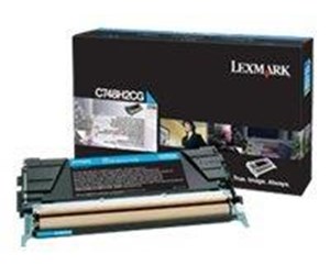 Printertilbehør blekk/toner - Lexmark - High Yield - cyan - original - toner cartridge - LCCP LRP - Laser toner Blå - C748H2CG