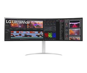 Skjerm - 49" LG UltraWide 49WQ95C-W - 5120x1440 - 144Hz - Nano IPS - 90W USB HUB - KVM Switch - 49WQ95C-W