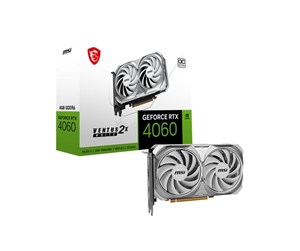 Grafikkort - MSI GeForce RTX 4060 VENTUS 2X OC WHITE - 8GB GDDR6 RAM - Grafikkort - RTX 4060 VENTUS 2X WHITE 8G OC