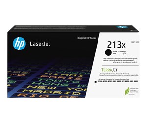 Printertilbehør blekk/toner - HP 213X / W2130X - Black Toner - High Yield - Laser toner Blå - W2130X