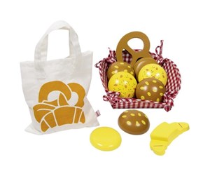 Rollelek - Goki Breakfast Basket/Picnic Set with Wooden Bread - 51704