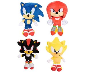 Dukker, Bamser & Utstyr - Jakks Sonic the Hedgehog Plush 23cm W9 Asst. - 420744-PQ-GEN