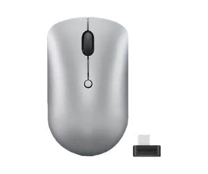 Mus - Lenovo - mouse - compact - 2.4 GHz - cloud grey - Mus - Optisk - 4 - Grå - GY51D20869