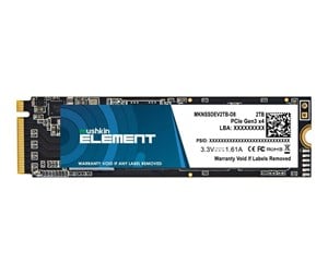 SSD - Mushkin ELEMENT - SSD - 2 TB - PCIe 3.0 x4 (NVMe) - MKNSSDEV2TB-D8