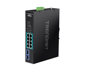 Switch/splitter - TRENDnet TI-PGM102 - switch - industrial - 10 ports - TAA Compliant - TI-PGM102