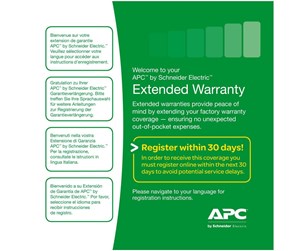 Service & Support - APC Extended Warranty - extended service agreement - 1 year - shipment - WBEXTWAR1YR-SD-03