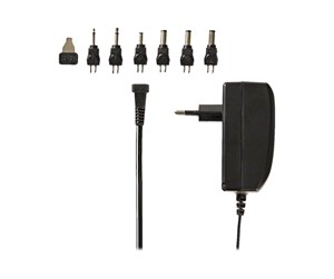 Mobil - Adaptere og ladere - Nedis Universal AC Power Adapter - 24 W | 9 - 24 V DC | 1.80 m | 1.0 A - 1.5 A A | 6 plug(s) - ACPA003