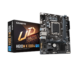 Hovedkort - GIGABYTE H610M K DDR4 Hovedkort - Intel H610 - Intel LGA1700 socket - DDR4 RAM - Micro-ATX - H610M K DDR4