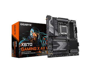 Hovedkort - GIGABYTE X670 GAMING X AX V2 Hovedkort - AMD X670 - AMD AM5 socket - DDR5 RAM - ATX - X670 GAMING X AX V2