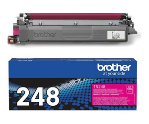 Printertilbehør blekk/toner - Brother TN-248M toner cartridge - Laser toner Rød - TN248M