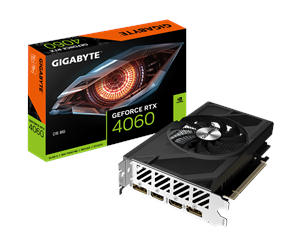 Grafikkort - GIGABYTE GeForce RTX 4060 D6 - 8GB GDDR6 RAM - Grafikkort - GV-N4060D6-8GD