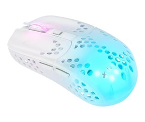 Mus - Xtrfy MZ1 Wireless - White - Gaming mus - Optisk - 5 - Hvit - MZ1W-RGB-WHITE