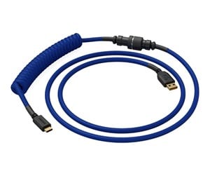 Tastatur - Glorious Coiled Cable - Colbalt Blue - Upgrade Accessories - Blå - GLO-CBL-COIL-COBALT