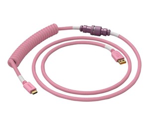 Tastatur - Glorious Coiled Cable - Prism Pink - Upgrade Accessories - Rosa - GLO-CBL-COIL-PP