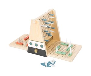 Treleker - Small Foot - Wooden Strategy Game Battle of the Ships - 12221