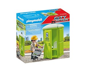 Playmobil - Playmobil City Action - Flyttbart toalett - 71435