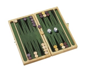 Brettspill & Puslespill - Goki Wooden Backgammon - HS 056