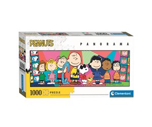 Puslespill - Clementoni Jigsaw Puzzle Panorama Peanuts Snoopy 1000pcs. Gulv - 39805