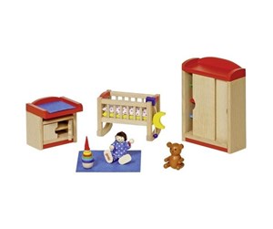 Treleker - Goki Baby Room for Dollhouse - 51905