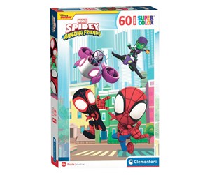 Puslespill - Clementoni Maxi Puzzle - Spidey 60pcs. Gulv - 26476