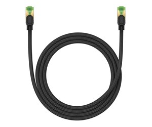 Nettverkskabel - Braided network cable cat.8 Baseus Ethernet RJ45 40Gbps 1.5m (black) - B0013320C111-02