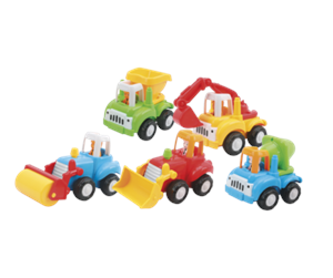 Babyleker - Happy Baby Construction Vehicles 5 (Asssorted) - 502216