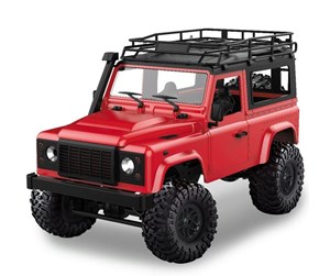 Fjernstyrt - JJRC Land Rover Regular RC Vehicle - Red - JJMN-90