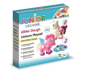 Kreative leker - Junior Designer Glitter Dough Unicorn Playset - 506099