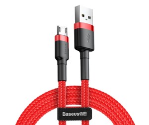 USB - Baseus Micro USB  Cafule 1.5A 2m (red) - CAMKLF-C09