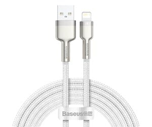 USB - Baseus USB cable for Lightning  Cafule 2.4A 2m (white) - CALJK-B02