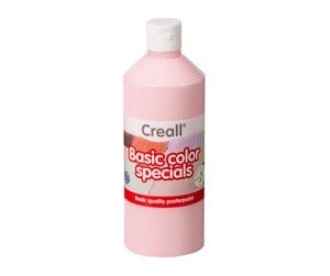 Kreative leker - Creall School paint Pastel red 500 ml - 30094