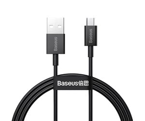 USB - Baseus Superior Series Cable USB to micro USB 2A 1m (black) - CAMYS-01