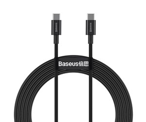 USB - Baseus Superior Series Cable USB-C to USB-C 100W 1m (black) - CATYS-B01