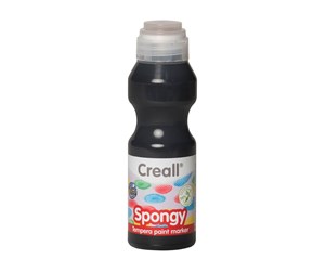 Kreative leker - Creall Spongy Paint Pen Black 70ml - 35020