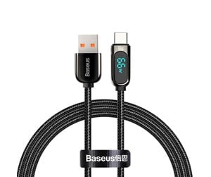 USB - Baseus Display Cable USB to Type-C 66W 1m (black) - CASX020001