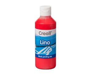 Kreative leker - Creall Lino Blockprint Paint Light Red 250ml - 37003