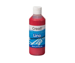 Kreative leker - Creall Lino Blockprint Paint Dark Red 250ml - 37004