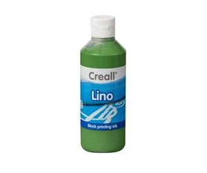 Kreative leker - Creall Lino Blockprint Paint Green 250ml - 37007