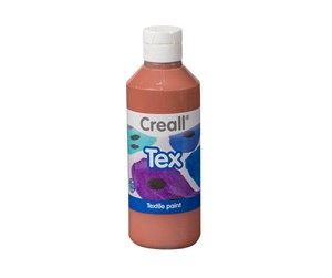 Kreative leker - Creall Fabric Paint Brown 250ml - 24032