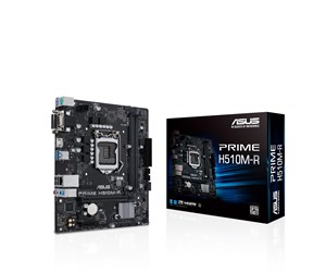 Hovedkort - ASUS PRIME H510M-R R2.0 Hovedkort - Intel H470 - Intel LGA1200 socket - DDR4 RAM - Micro-ATX - 90MB1EX0-M0ECY0