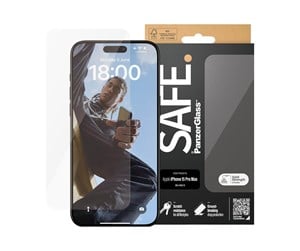 Mobil - Beskyttelsesglass - SAFE. by PanzerGlass Screen Protector iPhone 15 Pro Max | Ultra-Wide Fit - SAFE95537