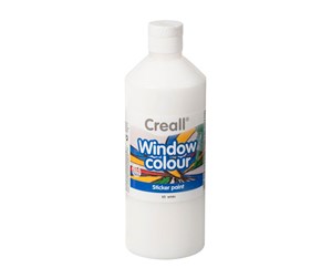 Kreative leker - Creall Window Paint White 500ml - 20028