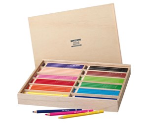 Kreative leker - Creall Maxi Colored Pencils in Storage Box 147dlg - 26515