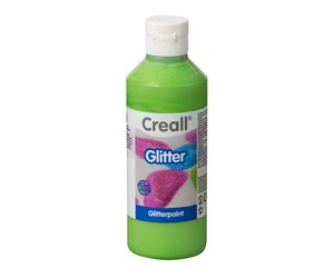 Kreative leker - Creall Glitter Paint Green 250ml - 01210